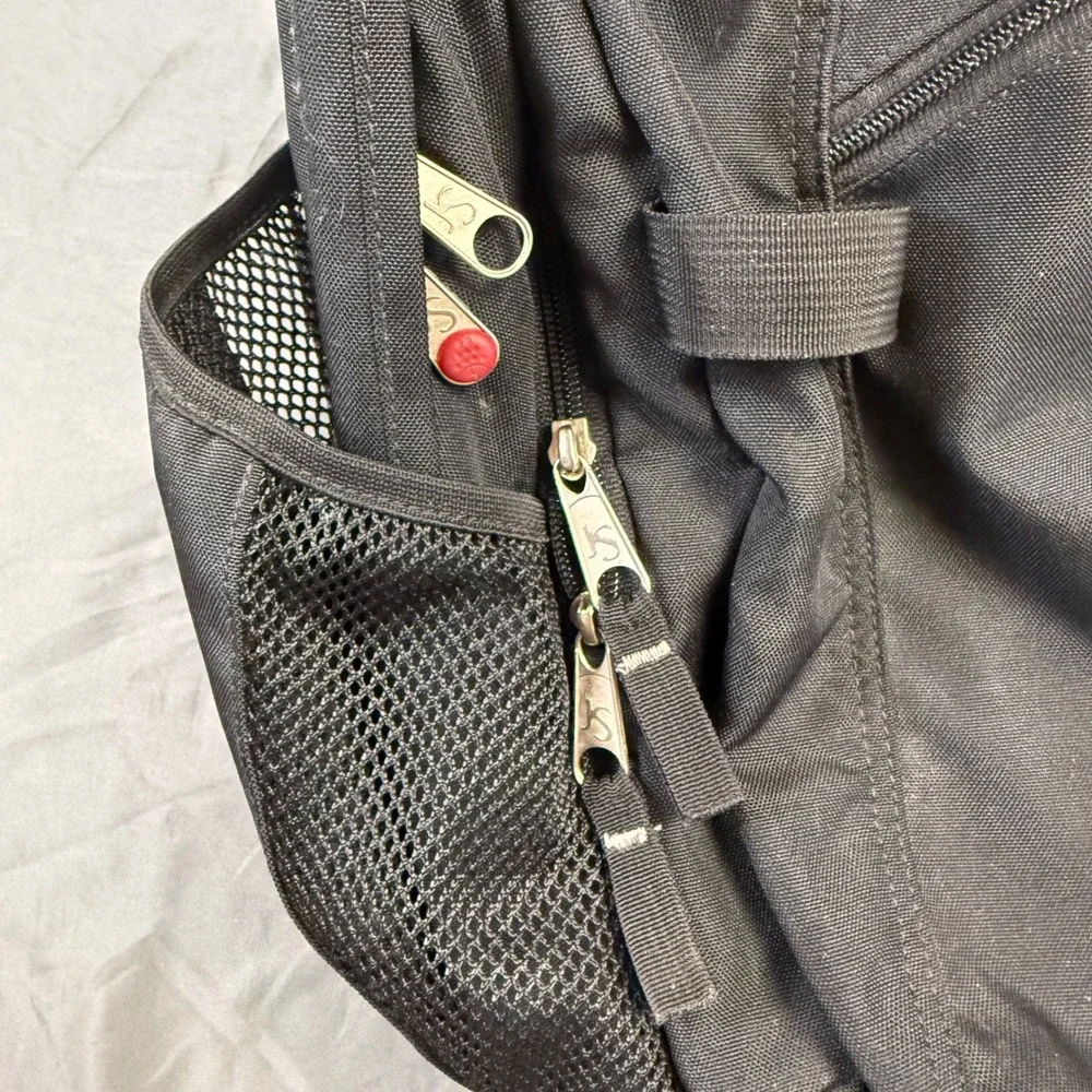 JanSport Driver 8 Rolling Backpack Black Telescoping Handle Travel School Bag